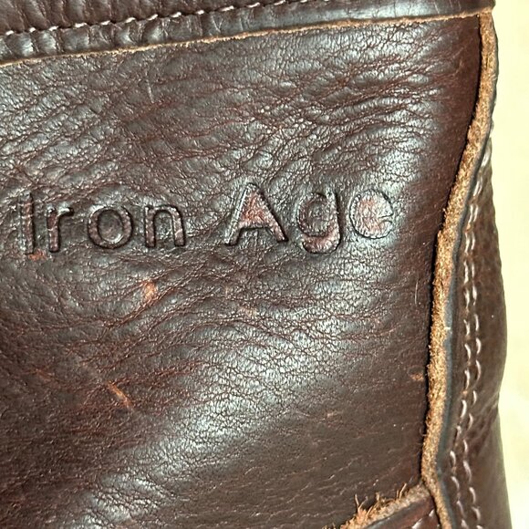 Iron Age Steel Toe EH  Brown Leather Work Boots Made in USA Men's Size 7.5 - Picture 11 of 16